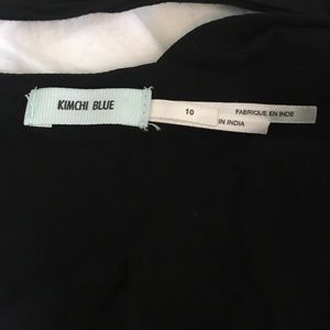 Black strappy back dress